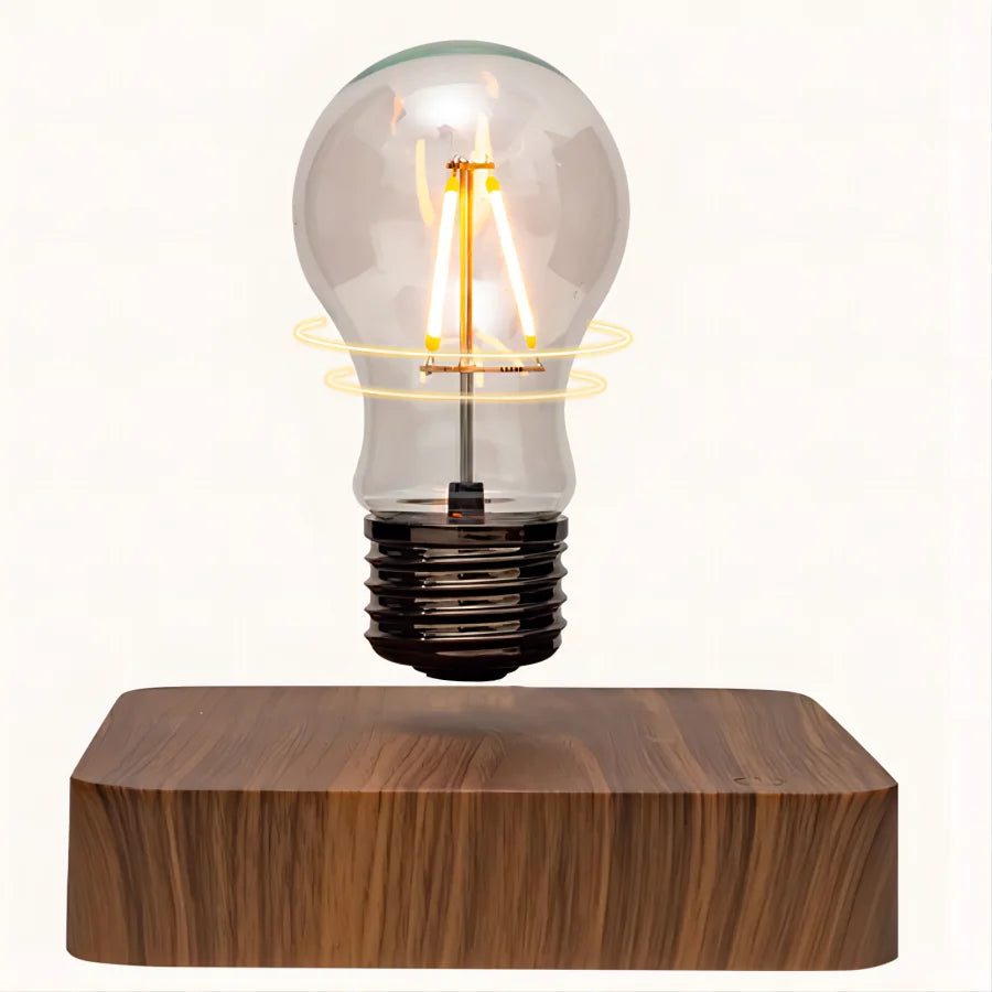 Levitating LED Bulb Lamp – Magnetic Floating Light with Warm Ambient Glow