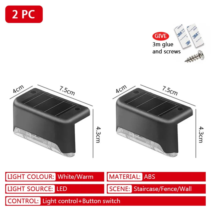 Solar Waterproof Outdoor LED Step Lights