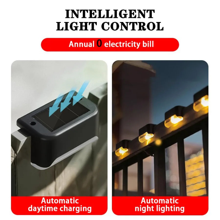Solar Waterproof Outdoor LED Step Lights