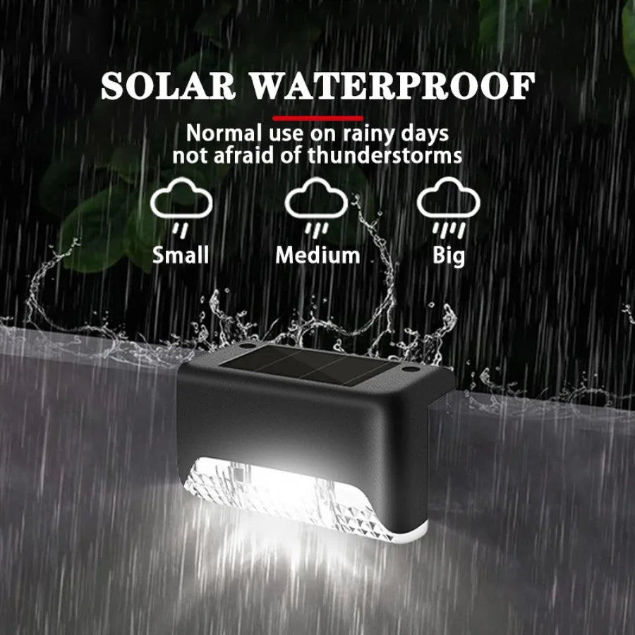 Solar Waterproof Outdoor LED Step Lights
